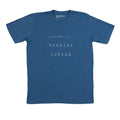 Men's Coffee T-Shirt, Heather Royal