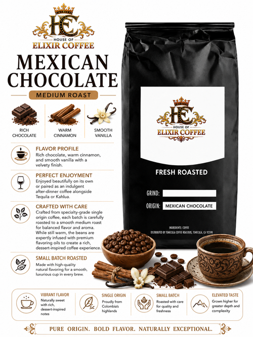 Mexican Chocolate| Medium Roast coffee 🇲🇽